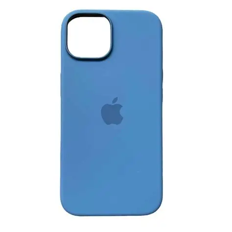 Funda MagSafe iPhone 15 Pro Silicona Azul